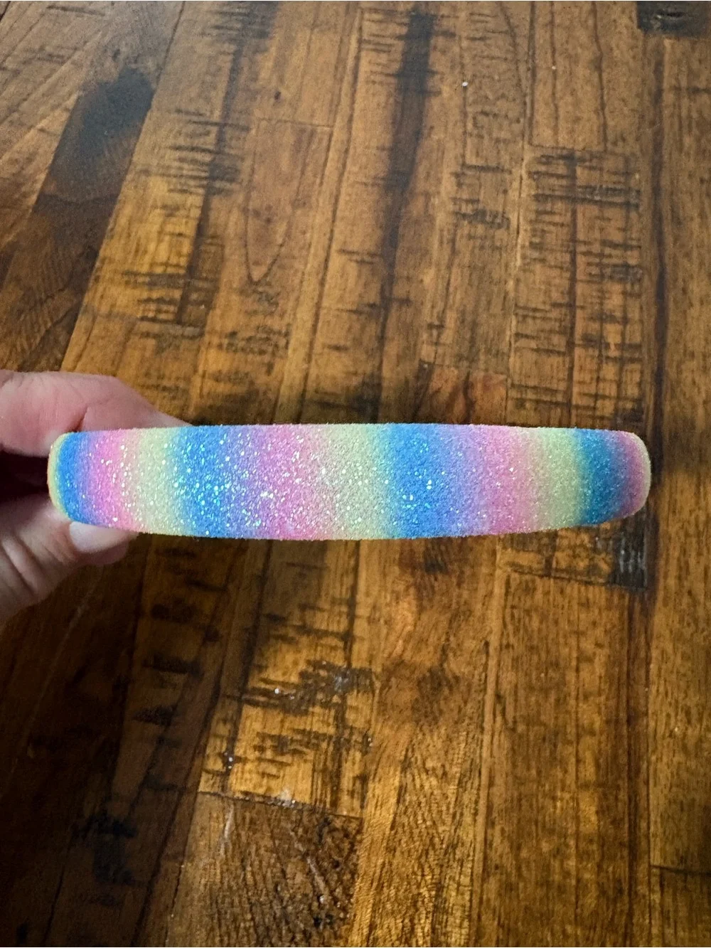 Girls Rainbow Glitter & Pastel Headband Set - Multicolor